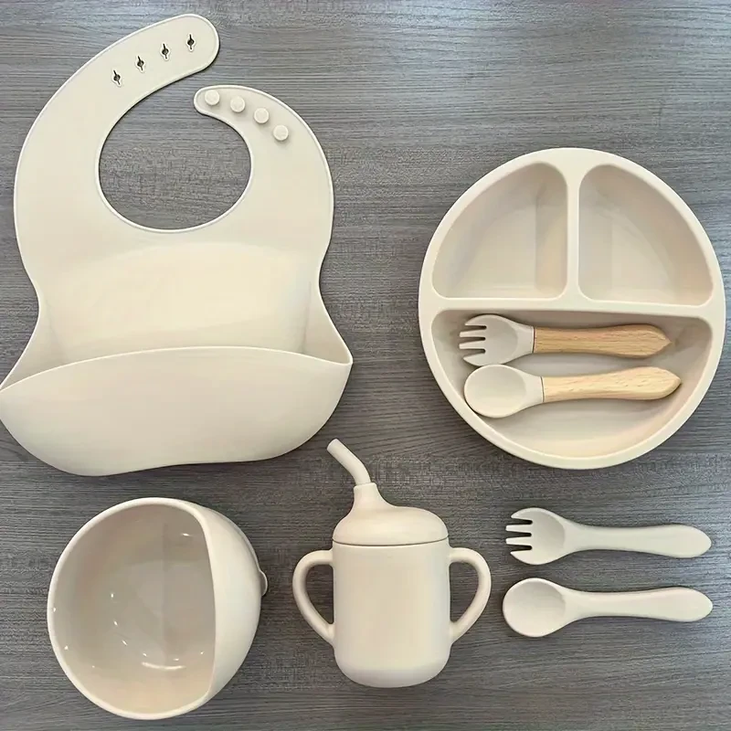 WHZWYK Silicone Baby Feeding Set