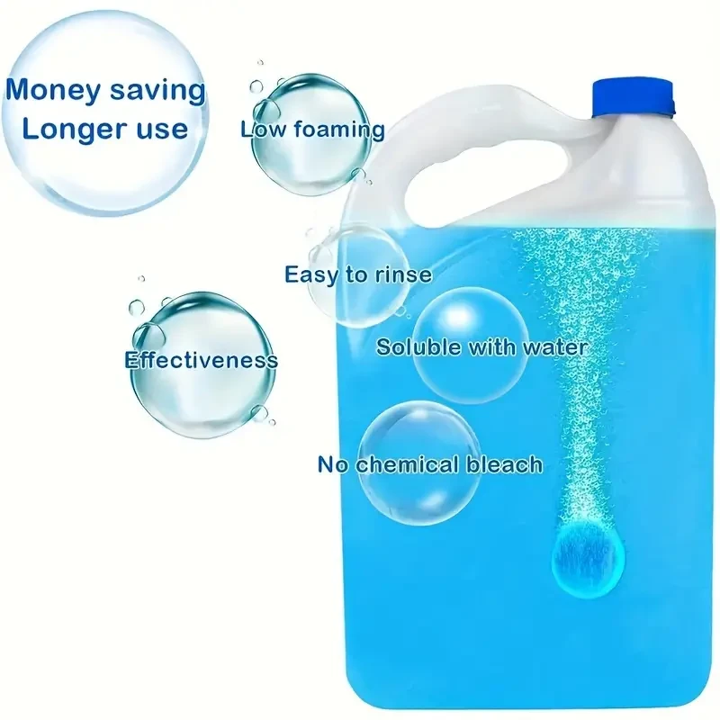 60pcs Portable Car Windshield Cleaner - Solid Wiper Fluid Tablets