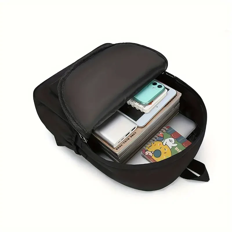 Stylish Red Spider Print Canvas Backpack - Lightweight & Durable School Travel Bag