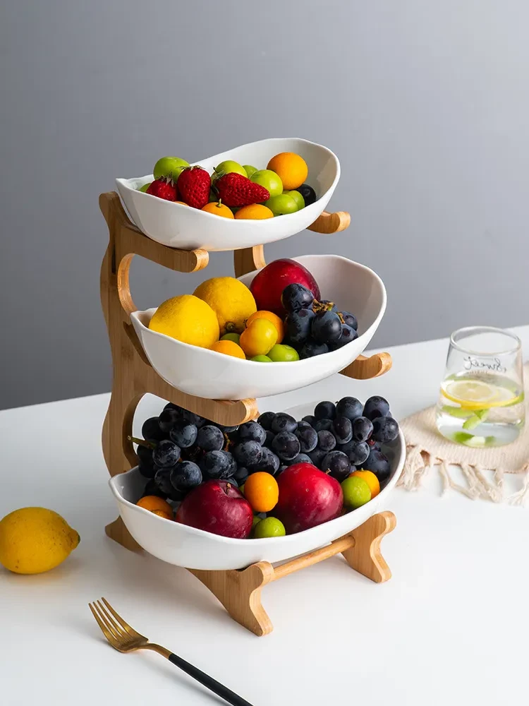 Tiered Fruit Basket Stand