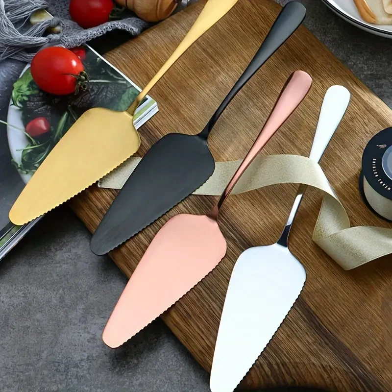 1pc Stainless Steel Pointed Cake Spatula Perfect for Baking, Pizza, and More