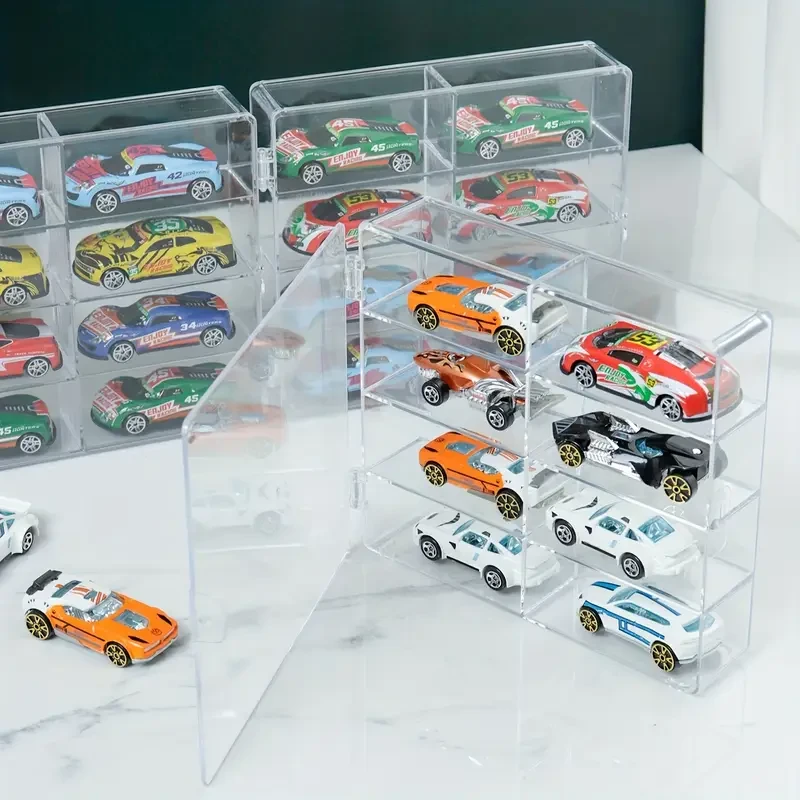 1pc 1/64 Scale Toy Cars Acrylic Display Case  Perfect Showcase for Mini Toy Cars & Figures