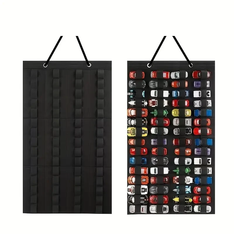 Hot-Selling Car Display Box: Wall-Mounted, 10 Shelves, Polyester Material, Perfect for Organizing Toys in Your Living Room