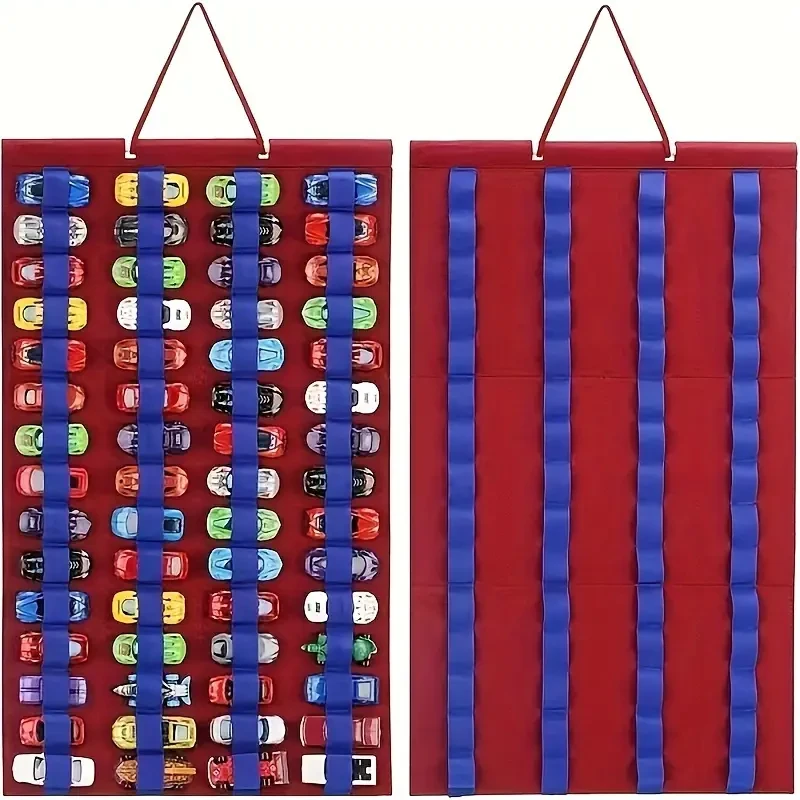 Hot-Selling Car Display Box: Wall-Mounted, 10 Shelves, Polyester Material, Perfect for Organizing Toys in Your Living Room