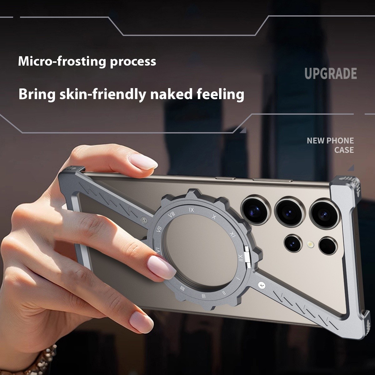 Z-type Heat Dissipation Magnetic Suction S25ULTRA Metal Phone Case