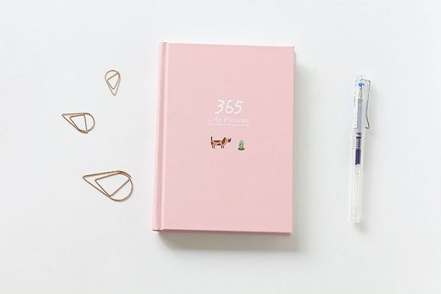 Schedule This Hardback Color Set Inside Notebook