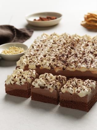Cheesecake Chocolate Bavarian Uncut Rectangle