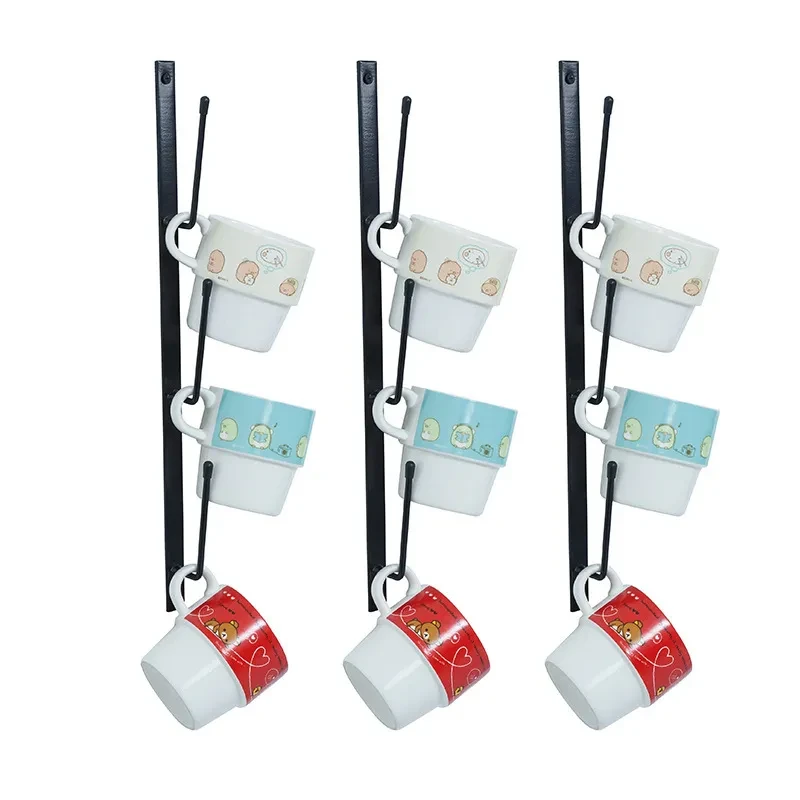 Kitchen Shelf With Mug Hooks