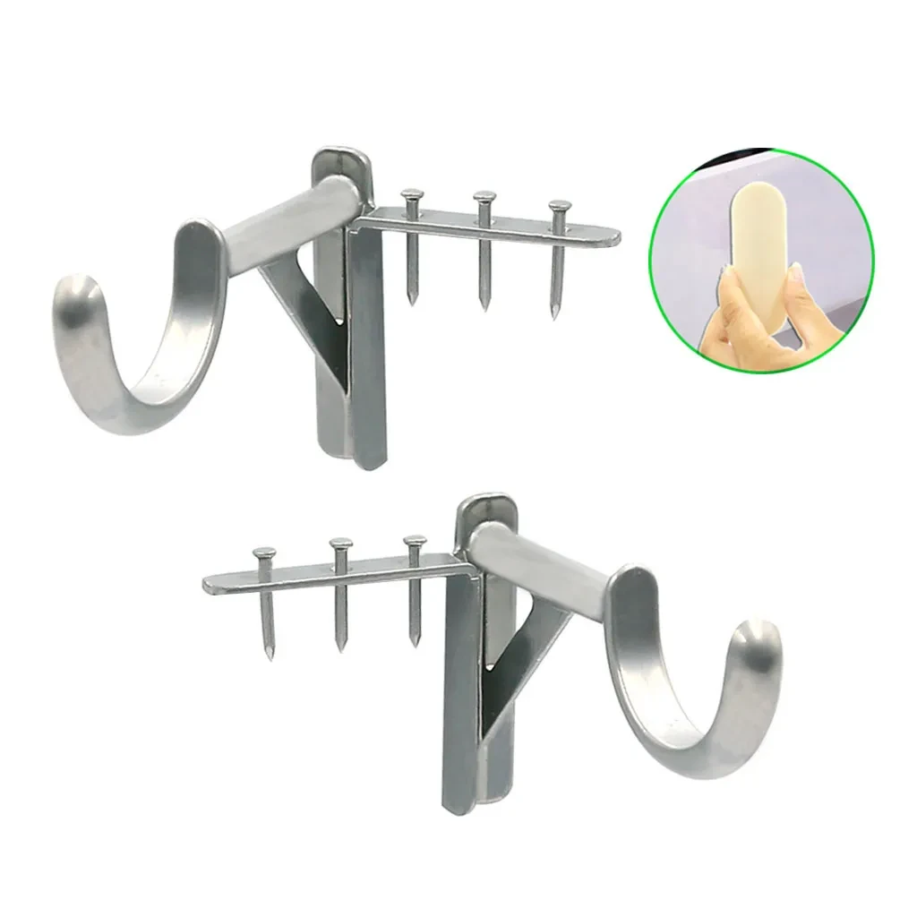 Adjustable Ceiling Mount Curtain Rod Brackets