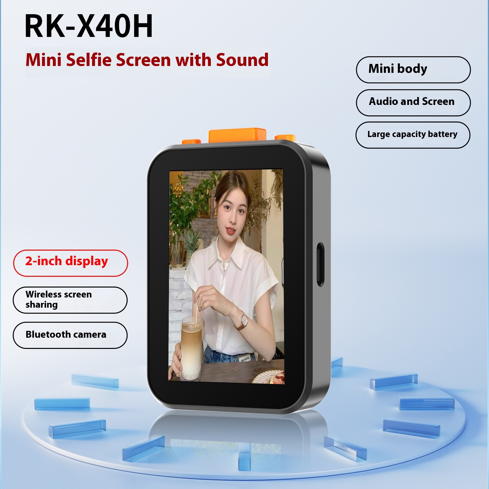 Screen Projection Remote Photo Bluetooth Selfie Stick