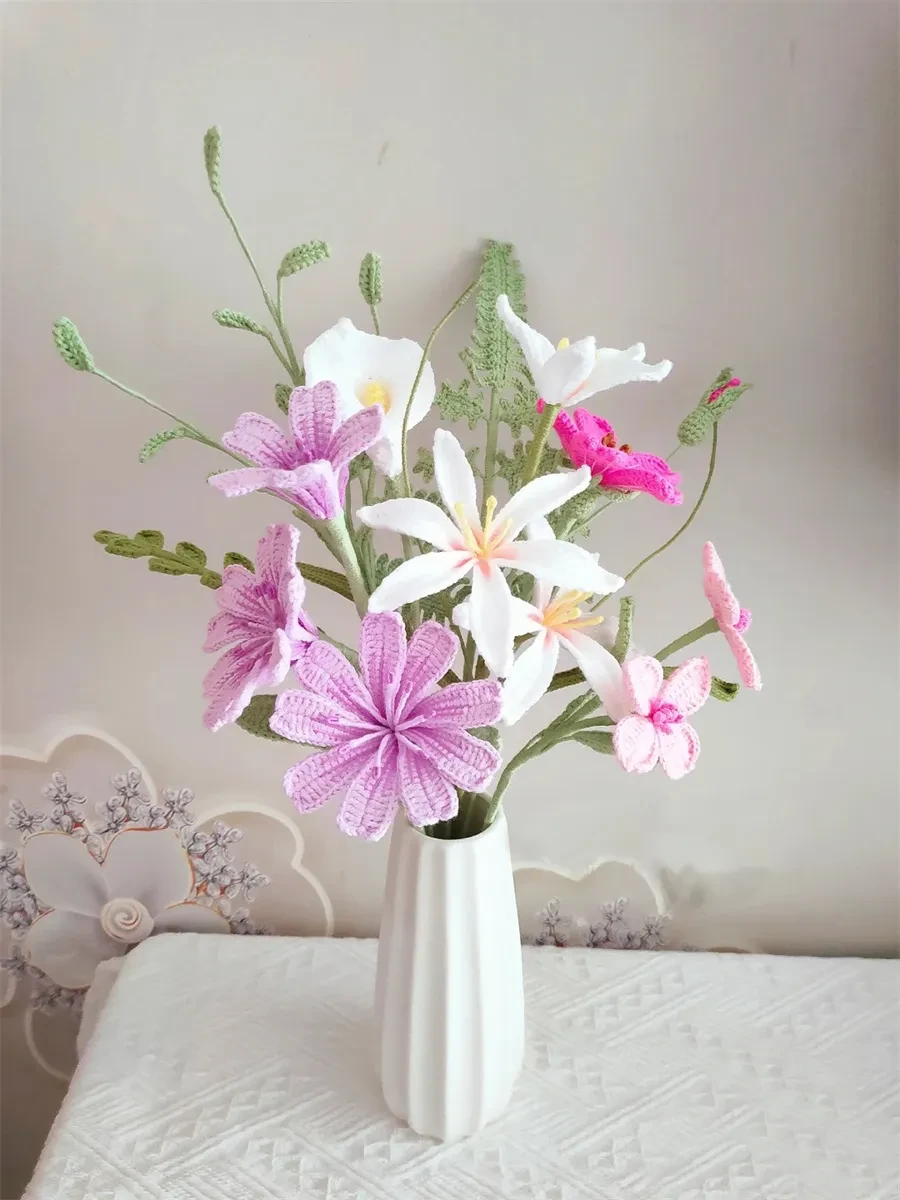 Hand-woven DIY Wool Bouquet Material Package