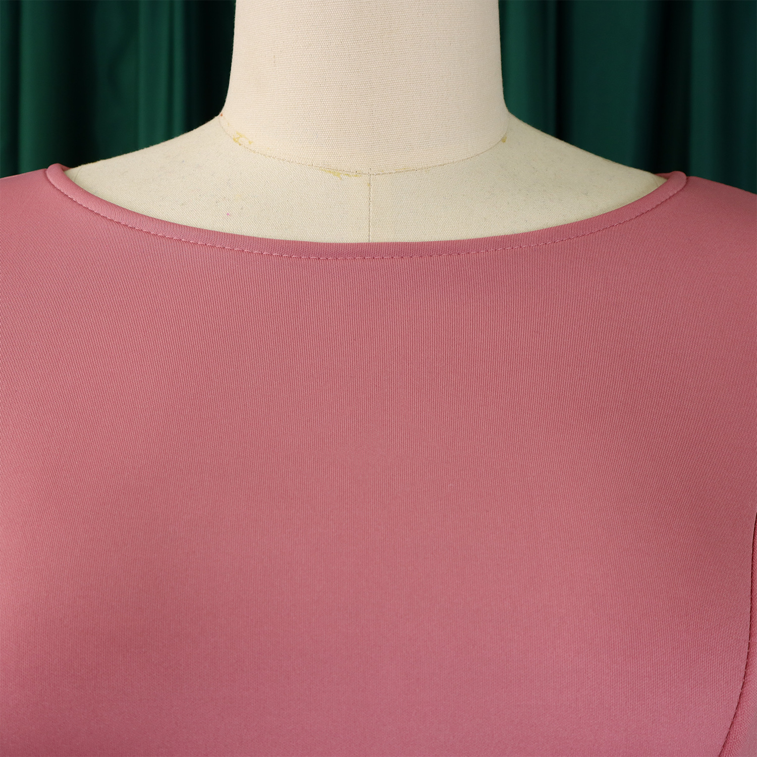 Women's European And American Solid Color Large Swing Skirt Temperament Dress