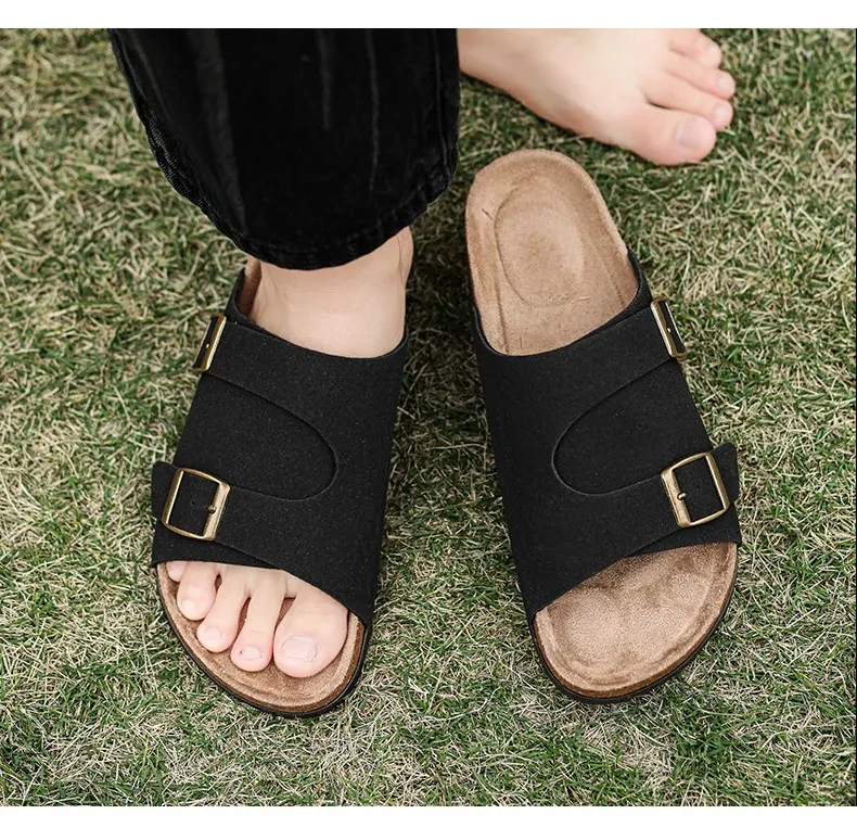 Cork Slide Sandals