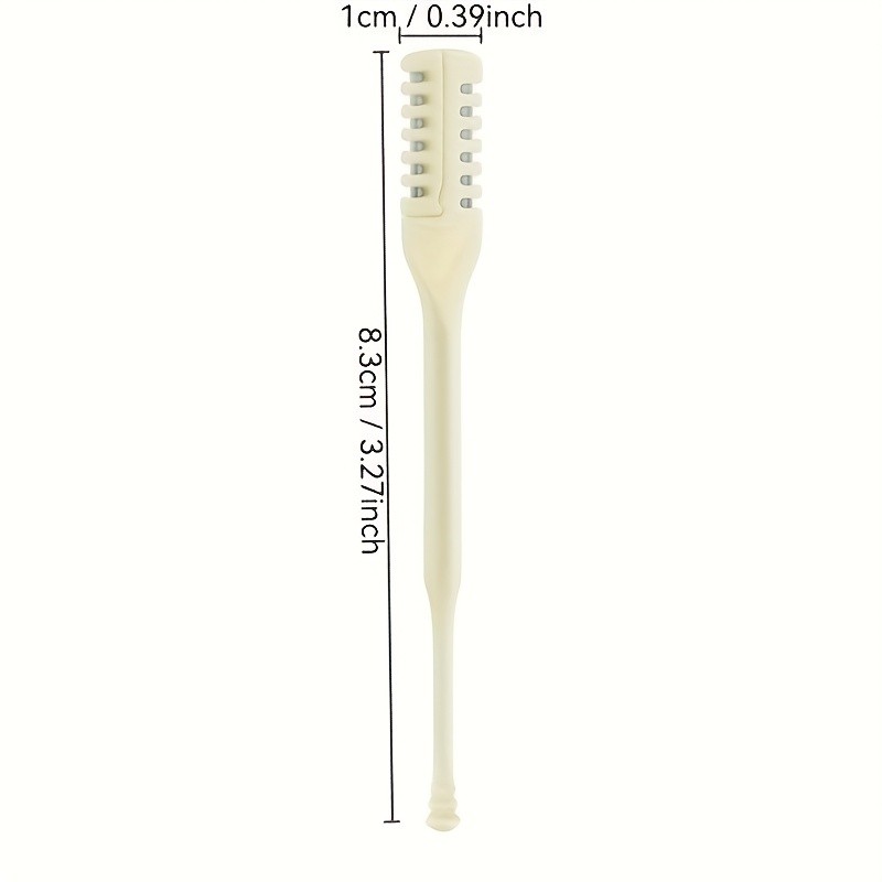 8pcs Dual-Sided Nose Hair Trimmer  2-in-1 Nose Hair Removal Tool with 360 Rotating Design