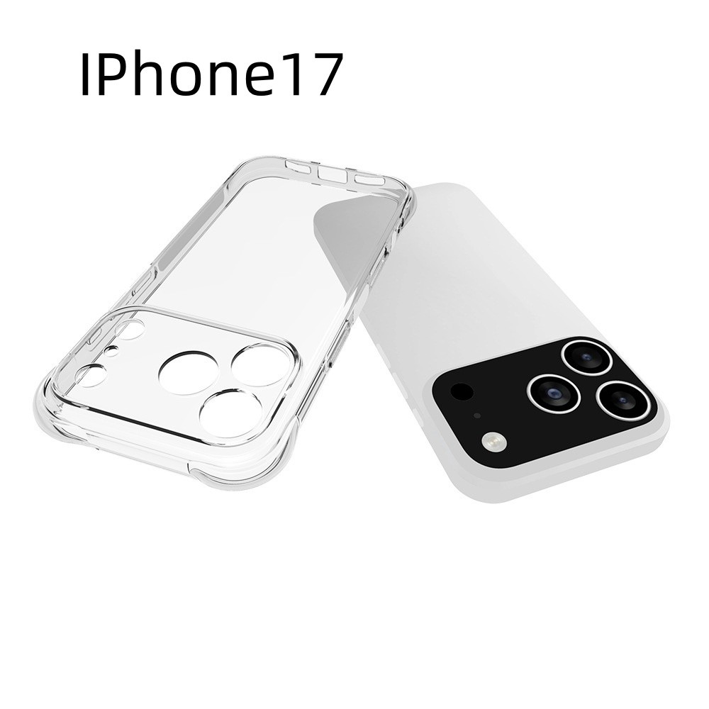 Transparent TPU Four-corner Drop-resistant Phone Case