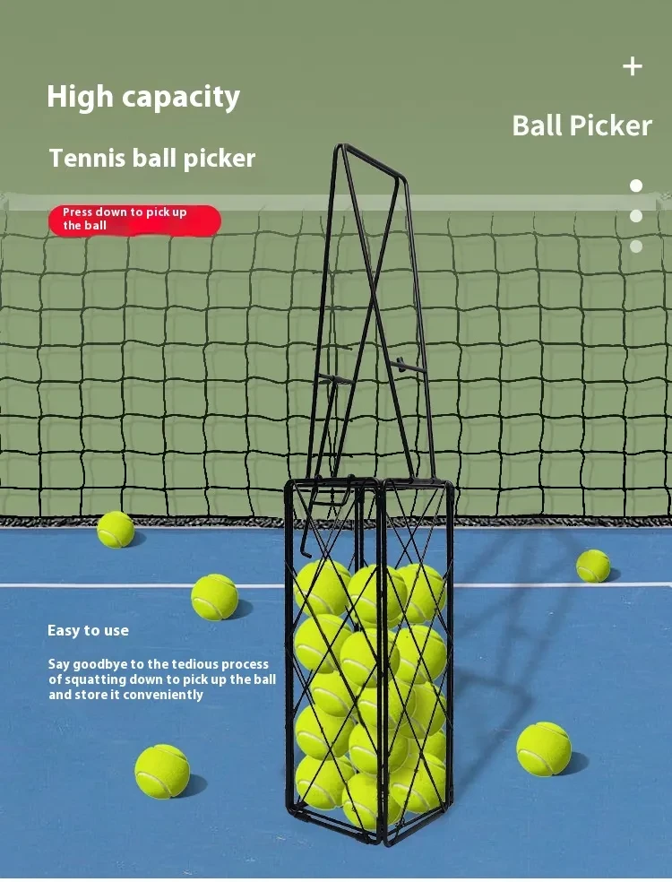 Professional Ball Player Tennis Ball Picker