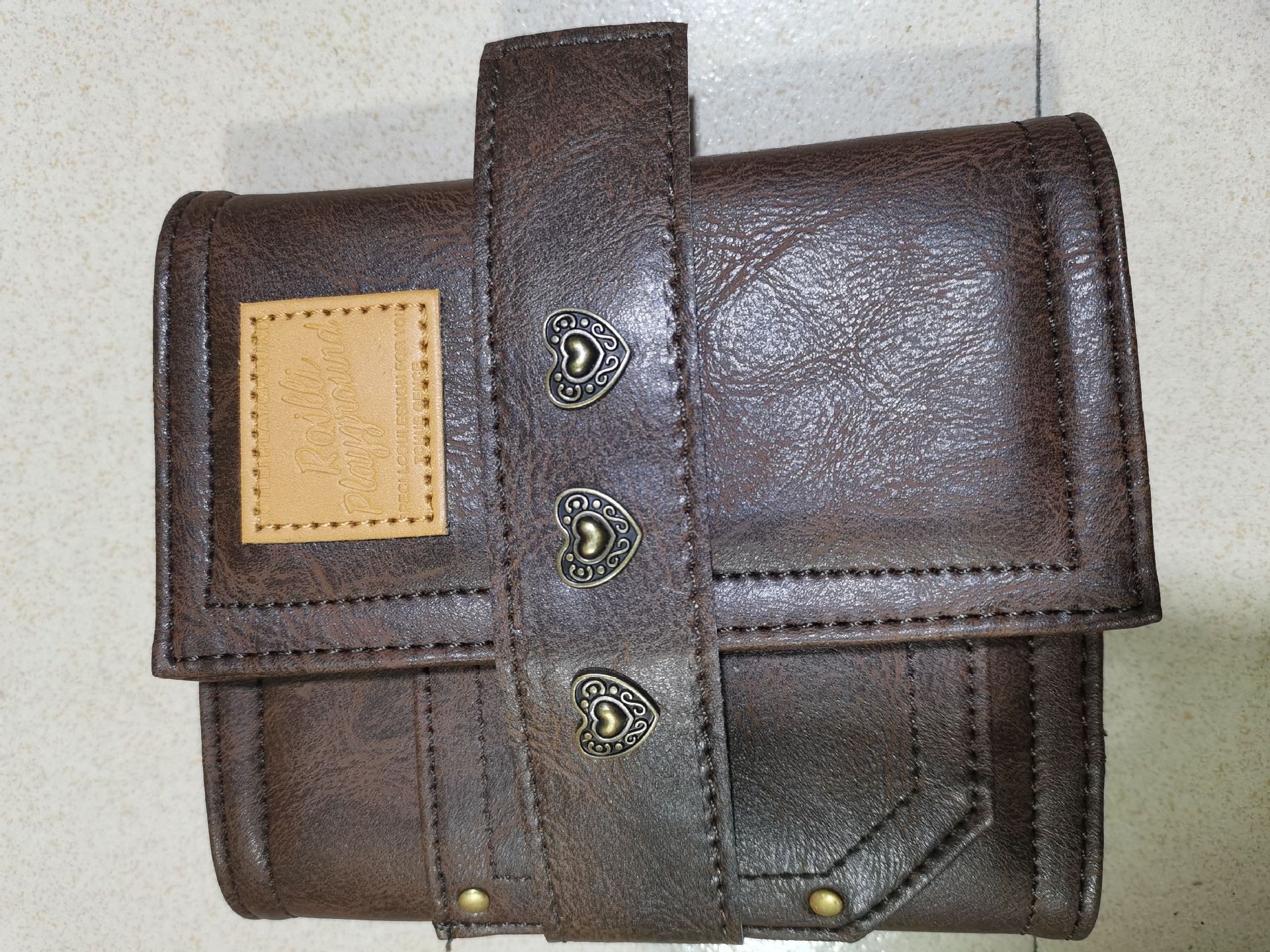 Creative Retro Leather Buckle Notebook