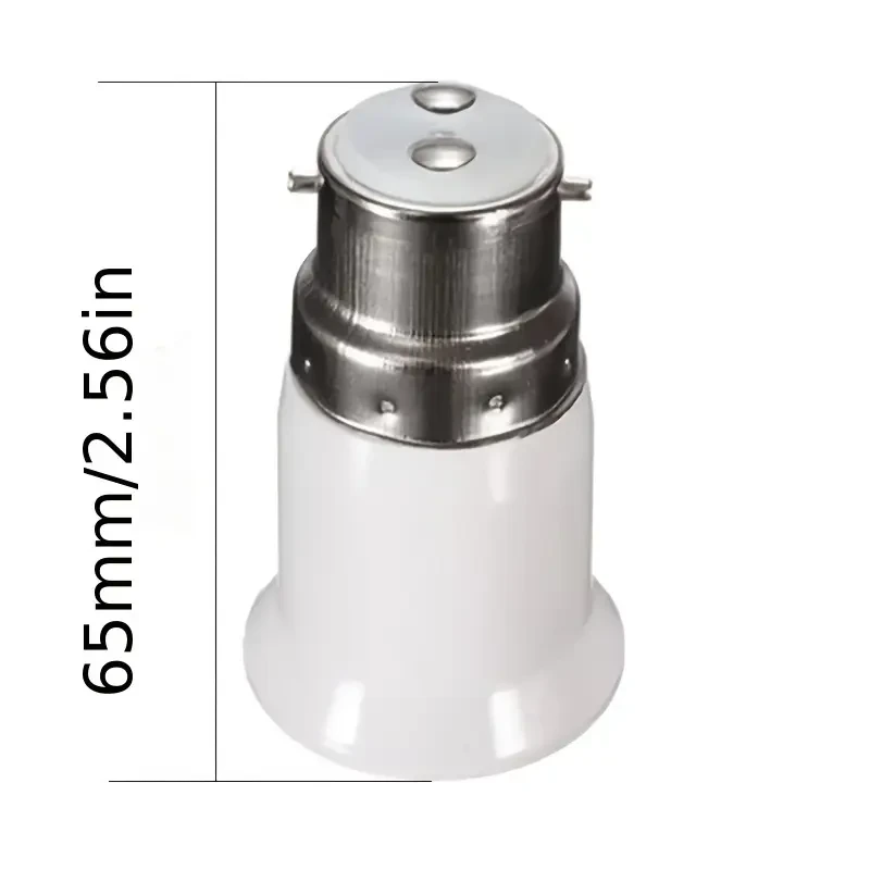 5pcs B22 to E27 Light Bulb Socket Converter