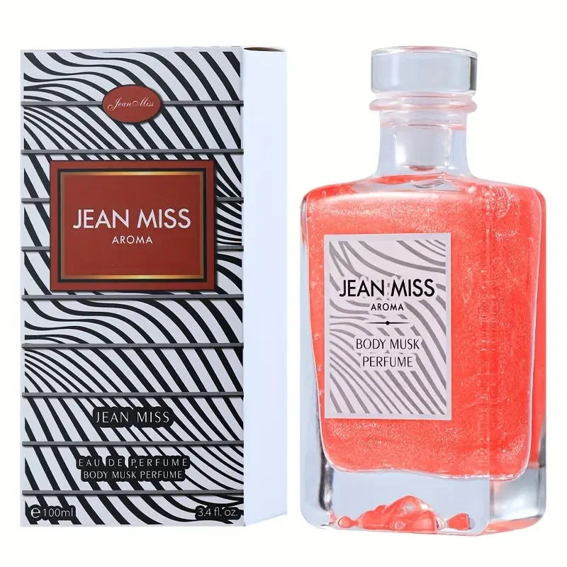 Jean Miss 100ml Glitter Eau de Parfum for Women Long-Lasting Floral Scent, Hypoallergenic, Alcohol-Based, Perfect for Daily Wear & Dates, Ideal Gift for Her
