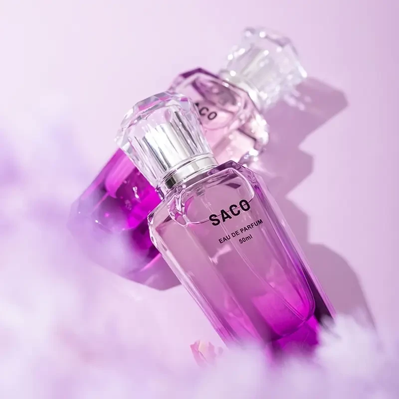 SACO Women Perfume Rose Fragrance  Mens Favorite Scent, Floral Fruity Sweet Food Scent, Long-Lasting Fragrance, Perfect for Personal Use and Gifting