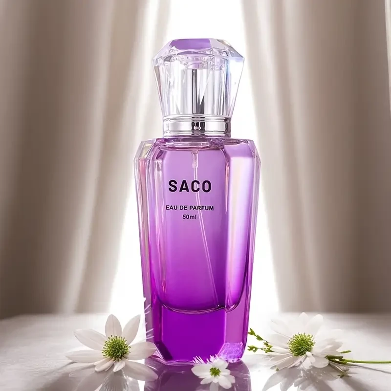 SACO Women Perfume Rose Fragrance  Mens Favorite Scent, Floral Fruity Sweet Food Scent, Long-Lasting Fragrance, Perfect for Personal Use and Gifting