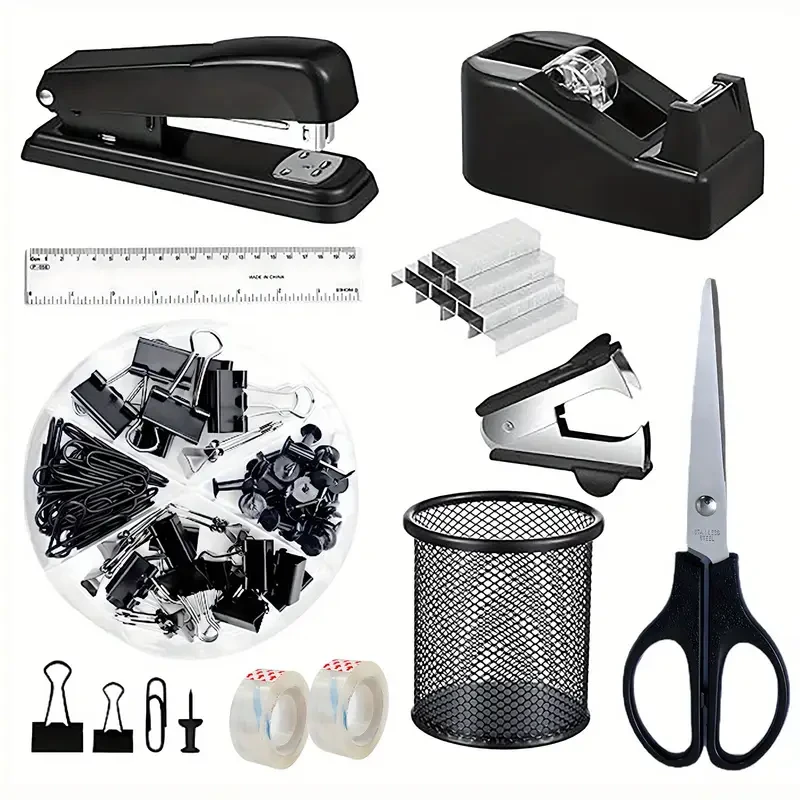 Complete Black Desk Accessory Kit