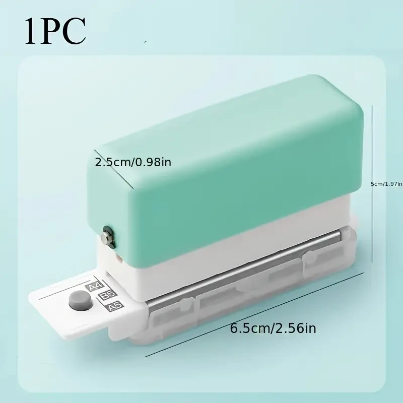 Adjustable 6-Hole Paper Punch for Planners