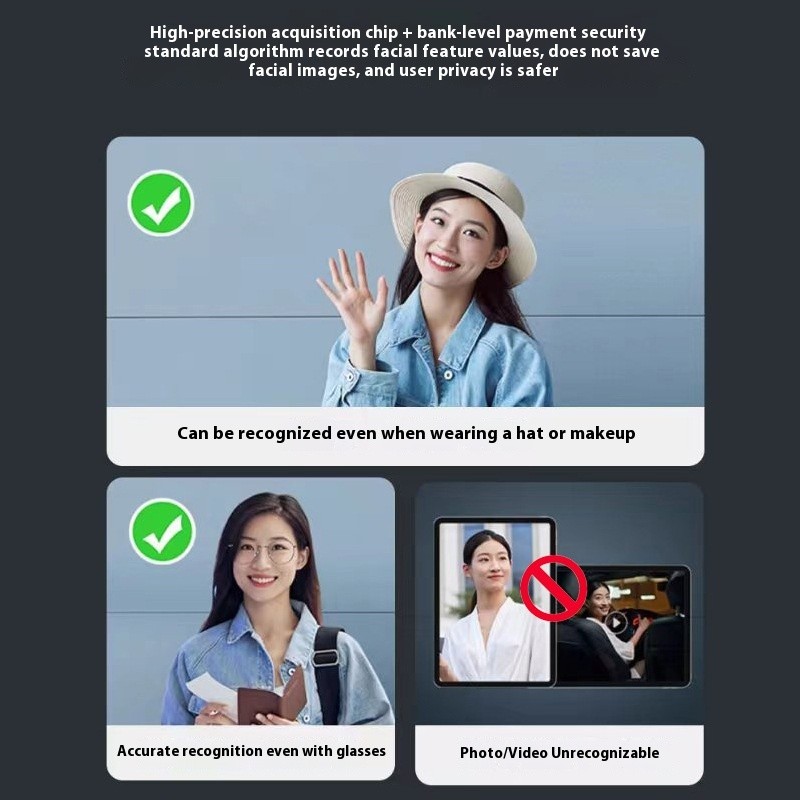 Face Recognition Fingerprint Password Smart Door Lock