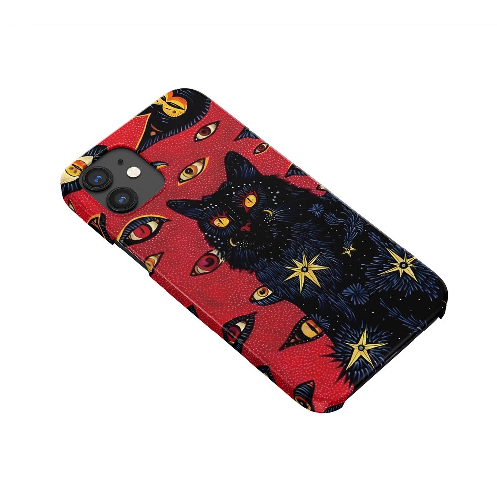 Niche Retro Cat Eye Phone Case