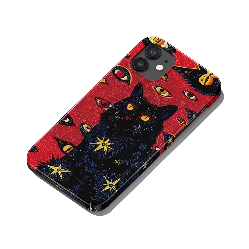 Niche Retro Cat Eye Phone Case