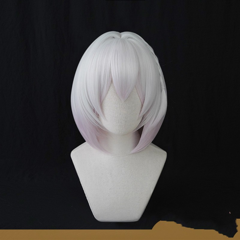 Short White Wig Costume