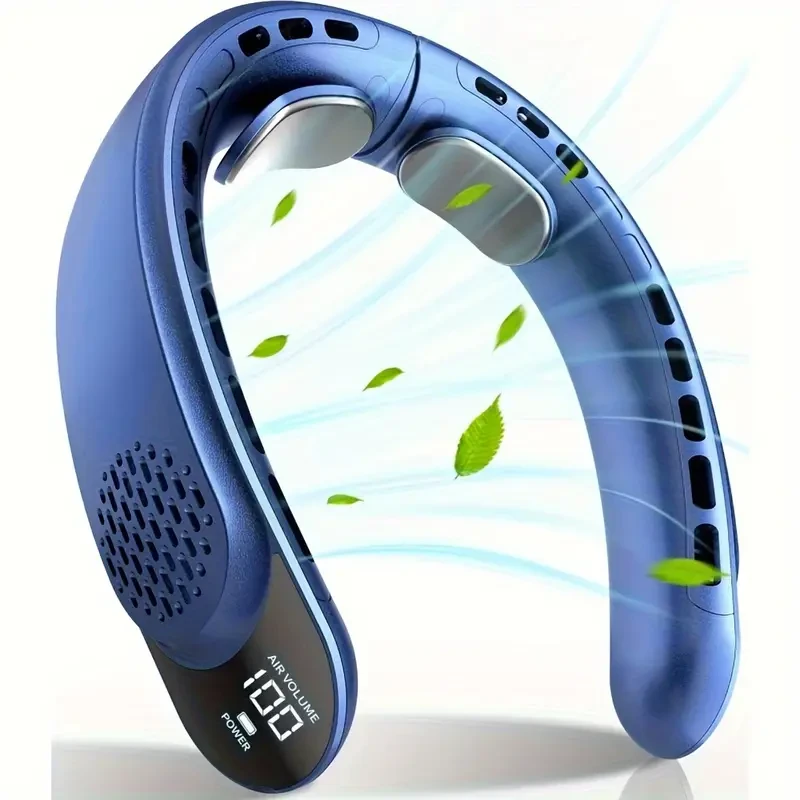 4 Turbo Engine USB Rechargeable Neck Fan