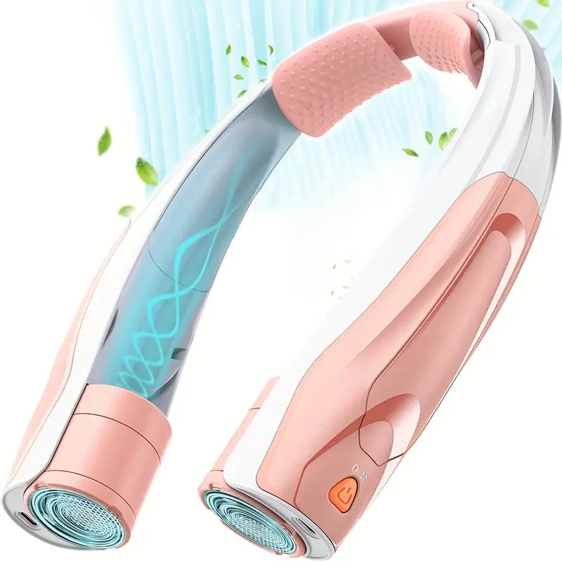 AI Portable 6-Speed Neck Fan with 6000mAh Battery