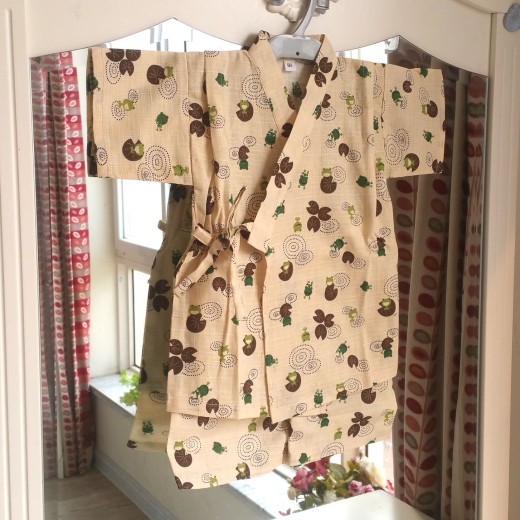 Pure Cotton Children's Flat Yukata