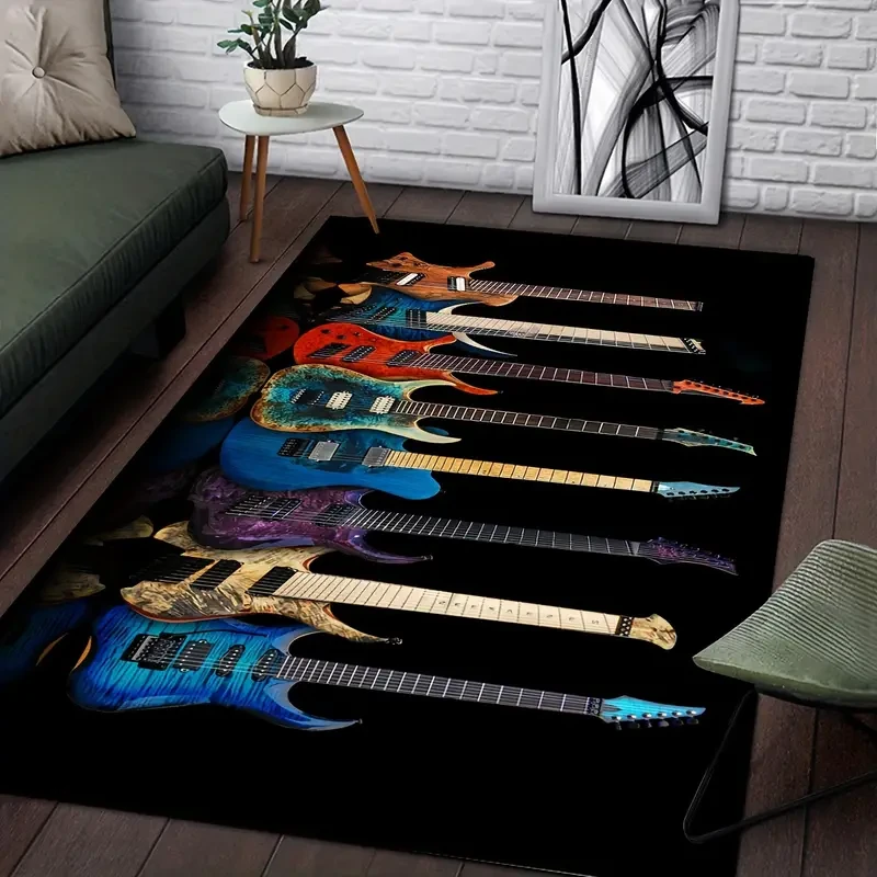 1pc PeaRooster Carpets for Living Room Bedroom Non-Slip Print Rugs for Bathroom and Kitchen