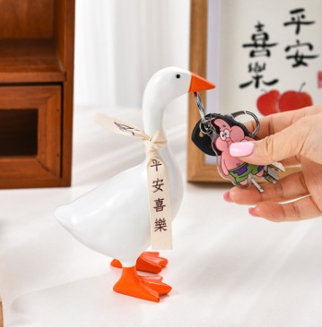 Simulation Duck Storage Ideas Magnet Decorational Duck Resin Crafts Decoration Ornaments