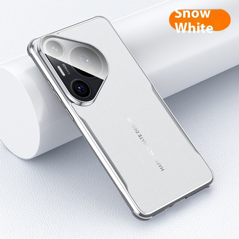 All-inclusive Drop-resistant Plain Leather Phone Case