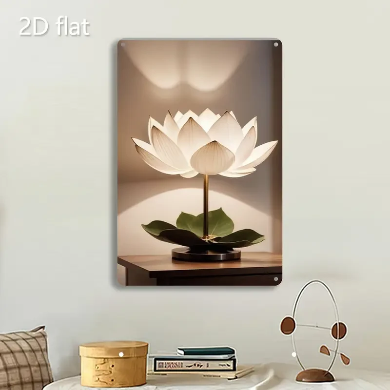 Outdoor Sign Decorative Wall Plaque for Home and Office | 2D Flat Hanging Indoor/Outdoor Wall Art (20x30cm)