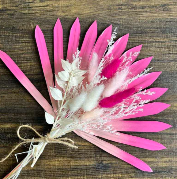 Fan Bouquet Dried Flowers