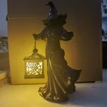Cracker Barrel Halloween 2023 Witch With LED Lantern Decoration NIB