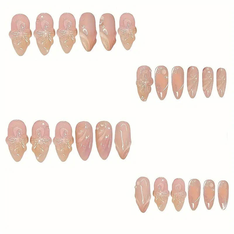 Almond Acrylic Nails Medium