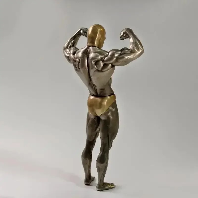 Copper Ornament, Arnold Muscular Man Desktop Living Room Ornament