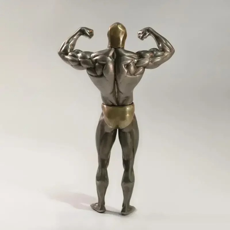 Copper Ornament, Arnold Muscular Man Desktop Living Room Ornament