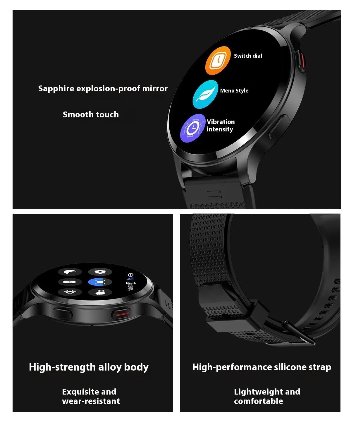 Bluetooth Calling Heart Rate Blood Oxygen Sleep LW77 Smart Watch