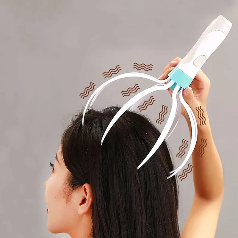 Head Massager Scalp Vibration Massage Eight Claw Electric Household Massager Head Masager Body Care