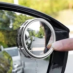 2 Pcs Car Round Frame Convex Blind Spot Mirror