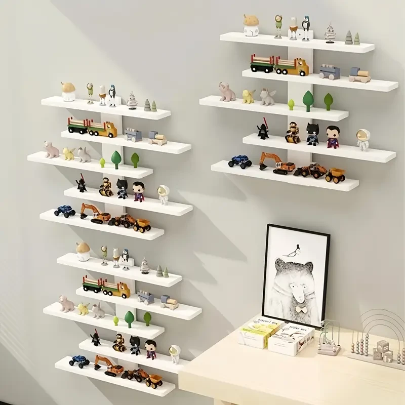 Five-layer wall-mounted display rack