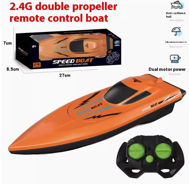Simulation Electric Children's Remote-control Ship Toy