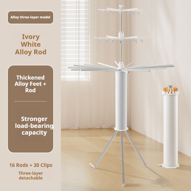 Foldable cloth drying rack