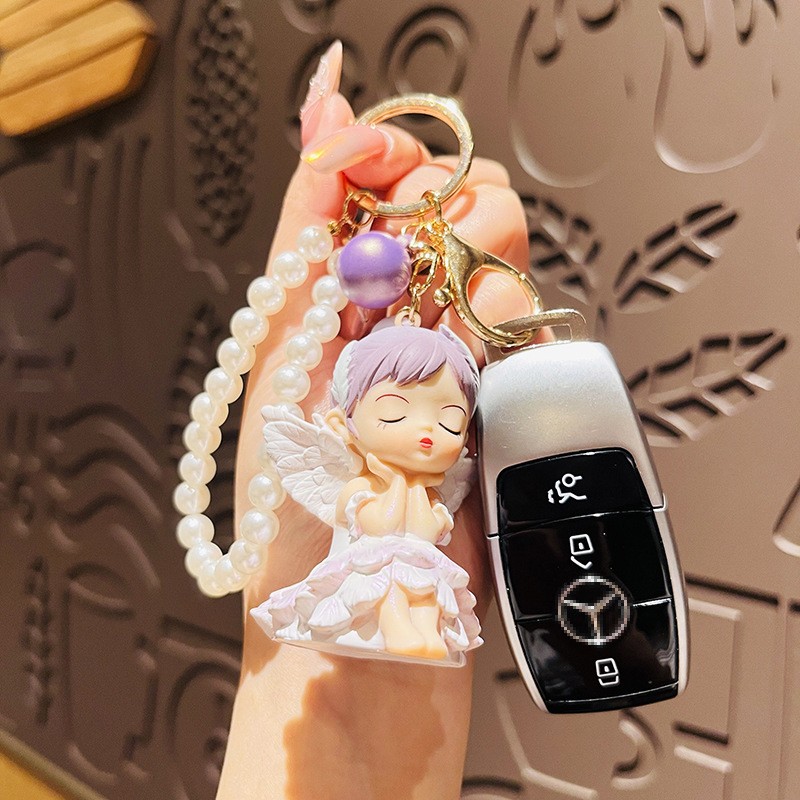 Internet Celebrity Guardian Bella Cute Girl Car Key Ring